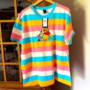 DISNEY POOH AND PIGLET POT OF HONEY RINGER TEE